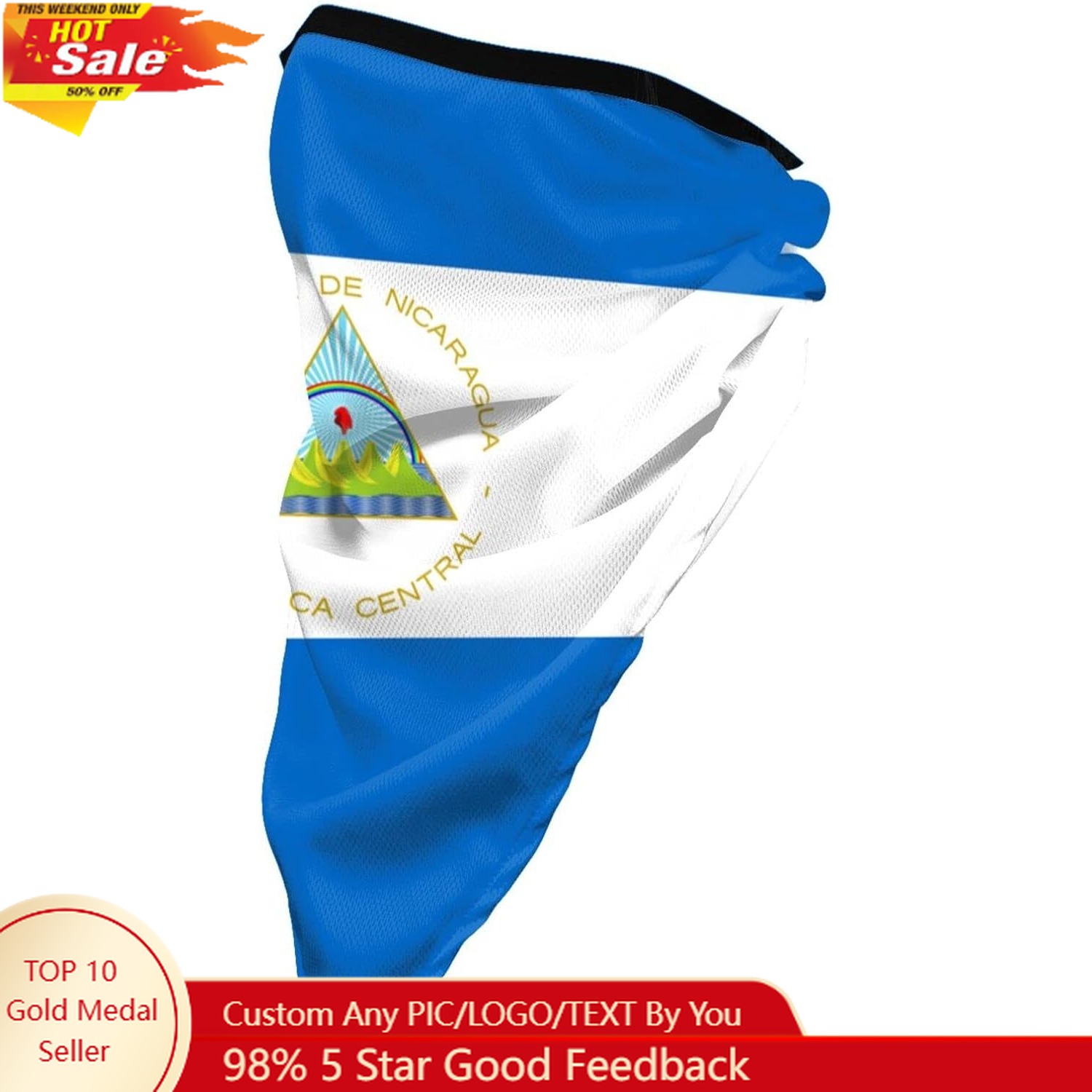 Balaclava Face Mask - Flag of The Fiji Islands Windproof