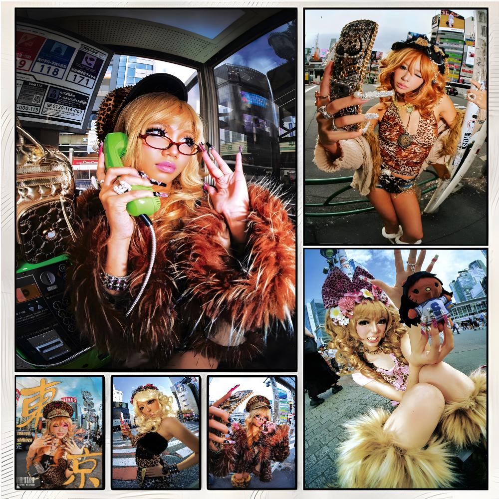 Street Fashion Shibuya - Trendy Street G-Gyaru Shibuya Japan Tokyo