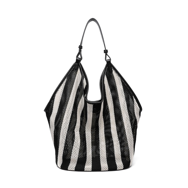 Striped Woven Large Capacity T - огляд і ціна Tote Bag Canvas Print