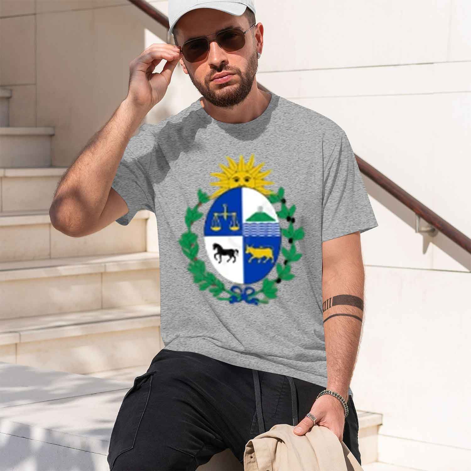 Coat of Arms of Uruguay Man Gr - огляд і ціна Street Fashion China Models