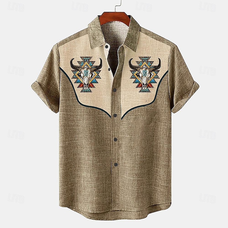 Linen Men's Shirt Short Sleeve - огляд і ціна Parade Fashion Street
