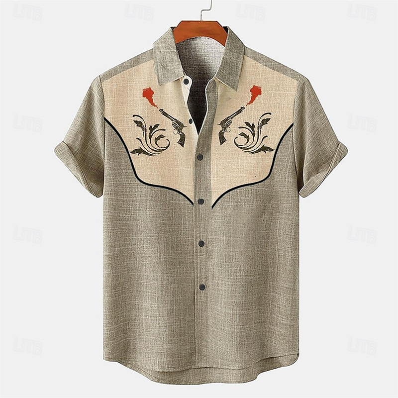 Linen Men's Shirt Short Sleeve - огляд і ціна Parade Fashion Street