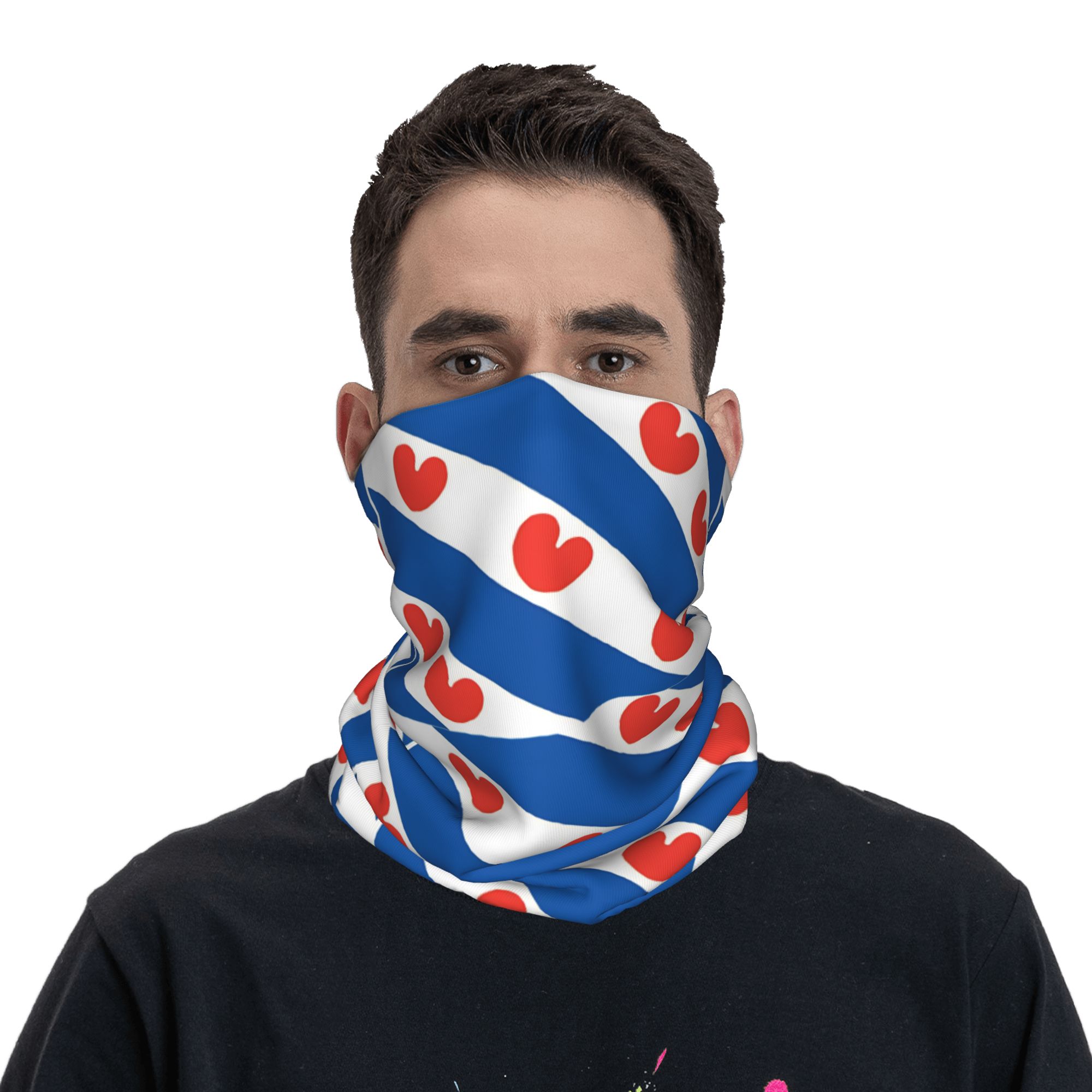 Friesland Flag Bandana  Vintag - огляд і ціна Balaclava Face Mask