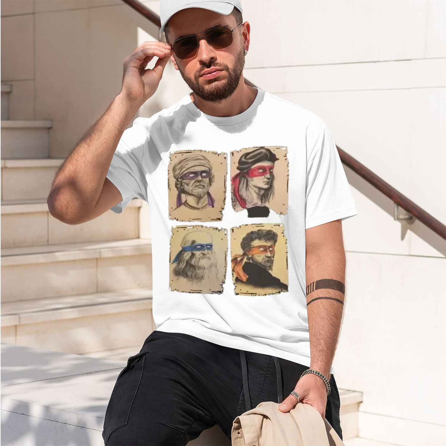 Science Turtles Mutant Tees Hu - огляд і ціна Street Fashion China Models