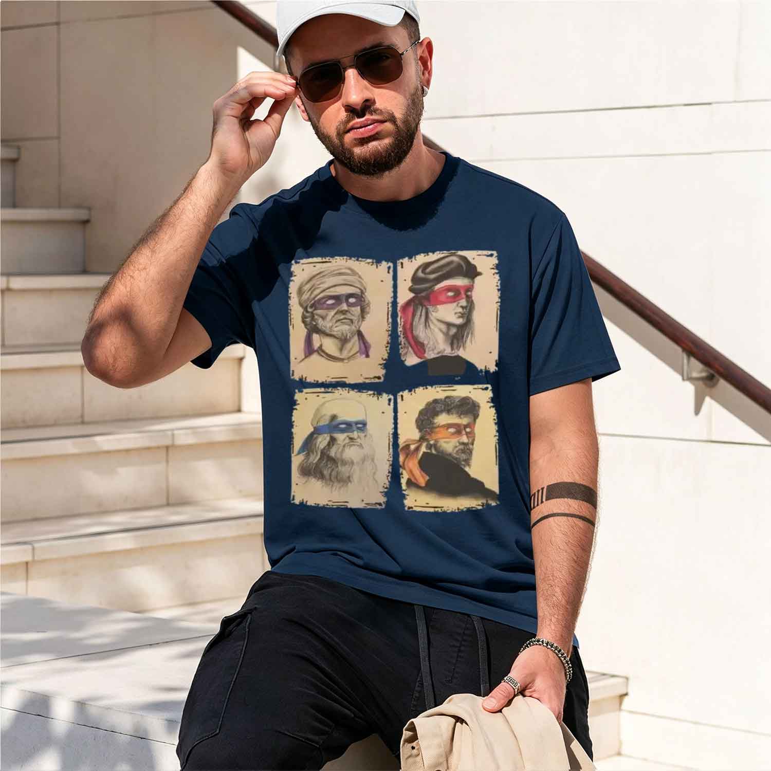 Science Turtles Mutant Tees Hu - огляд і ціна Street Fashion China Models