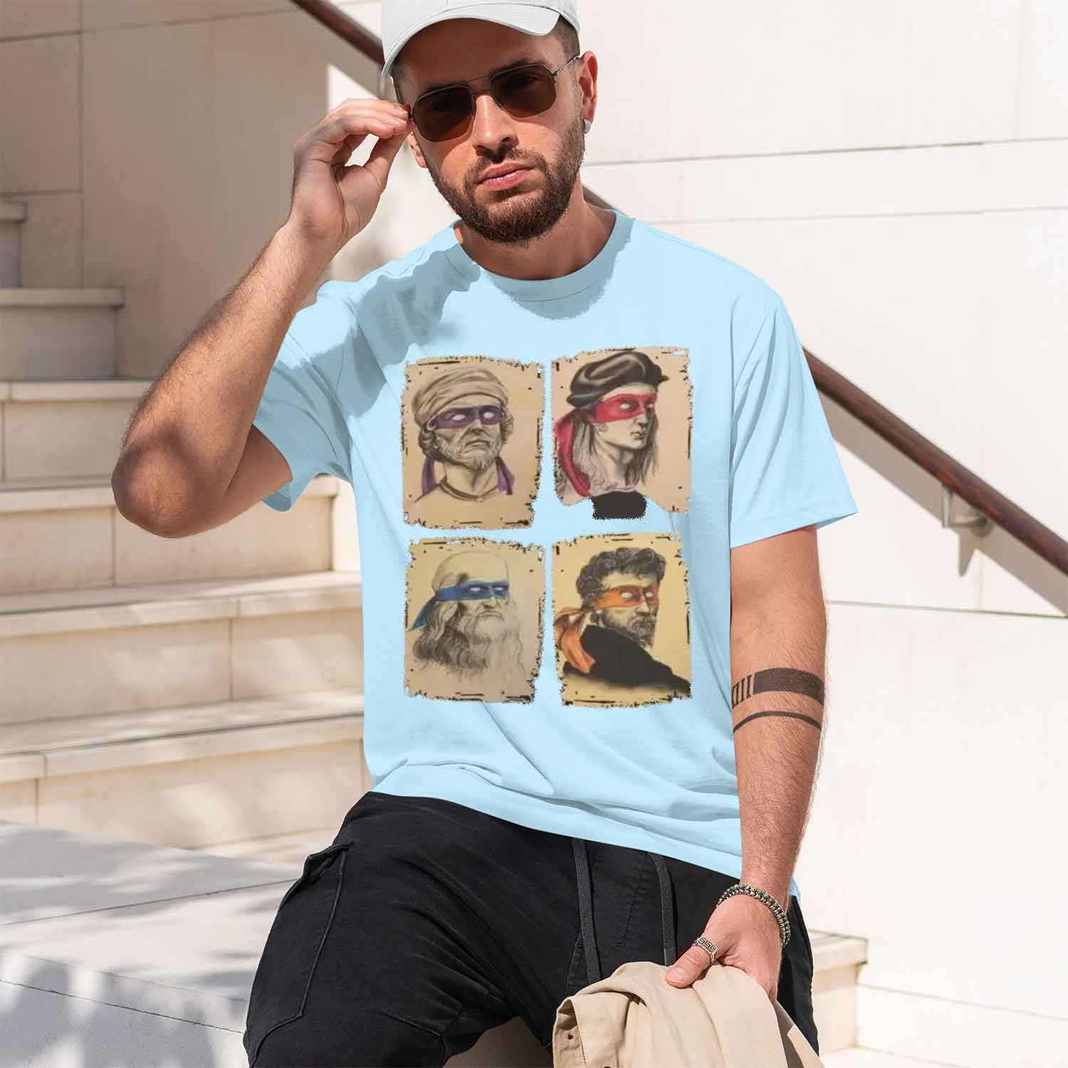 Science Turtles Mutant Tees Hu - огляд і ціна Street Fashion China Models