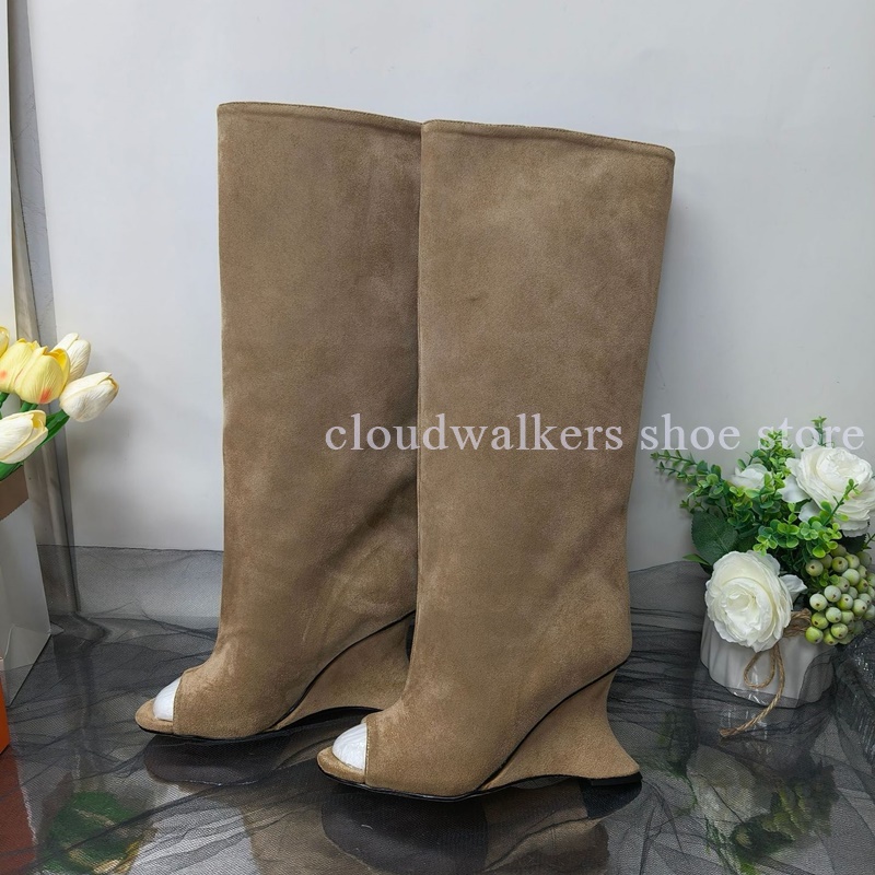 New Peep Toe Suede Strange Hee - огляд і ціна Street Fashion Walk