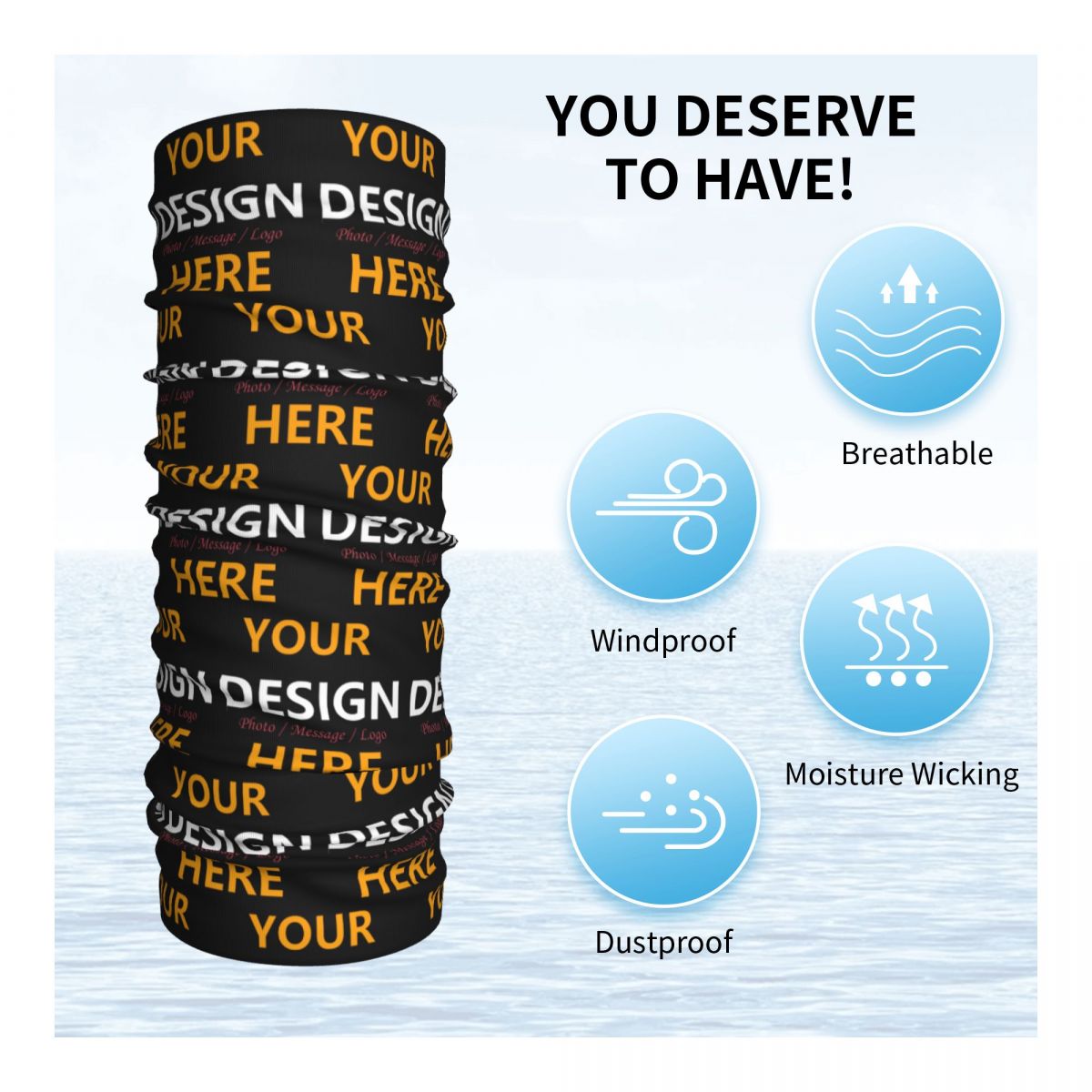 Custom Your Design Here Bandan - огляд і ціна Balaclava Face Mask