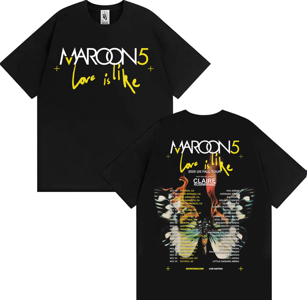 Band Maroon 5 Love Is Like US  - огляд і ціна Street Fashion Fall 2025