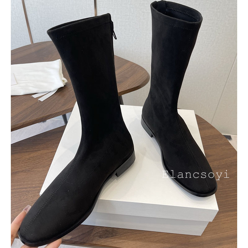Stretch Boots Women Round Toe  - огляд і ціна Street Fashion Rome 2025