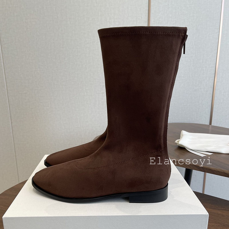 Stretch Boots Women Round Toe  - огляд і ціна Street Fashion Rome 2025