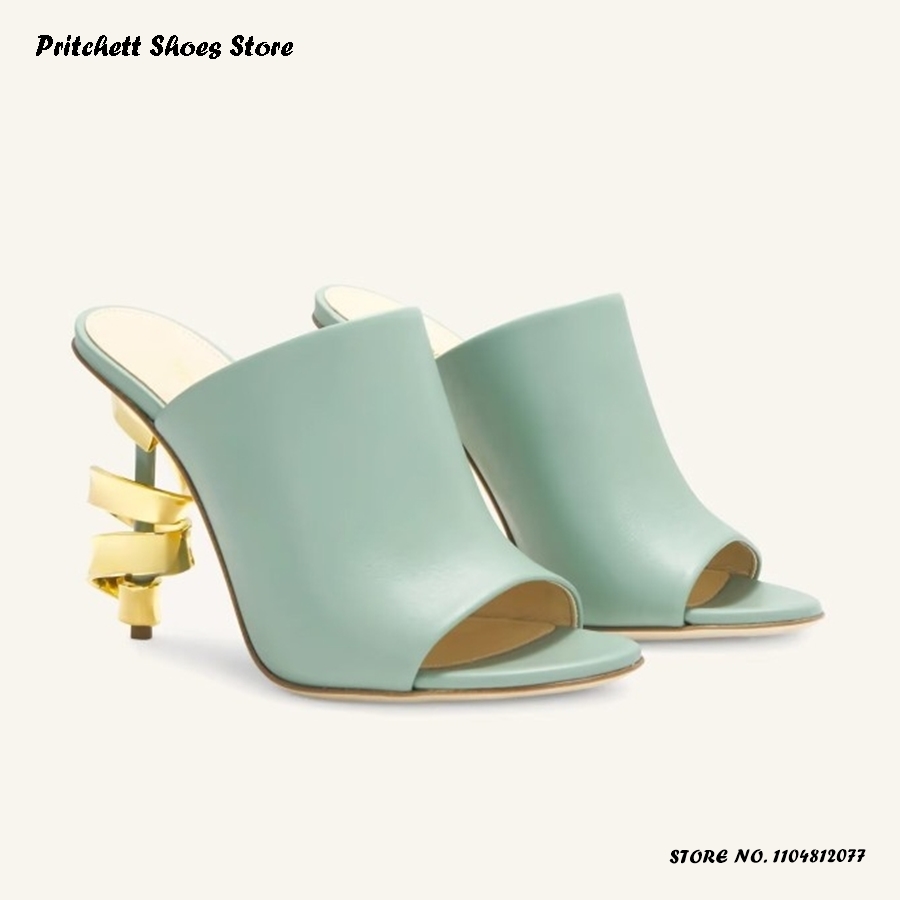 Women's Spiral High Heel Leath - огляд і ціна Street Fashion Rome 2025