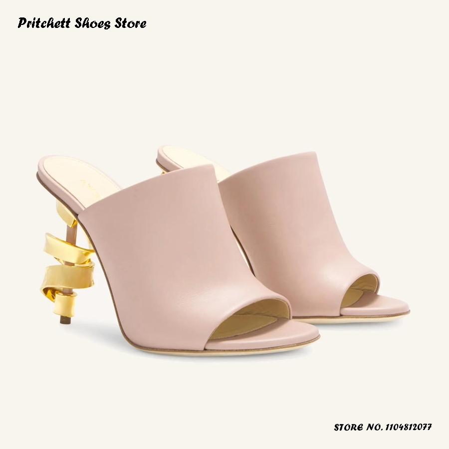 Women's Spiral High Heel Leath - огляд і ціна Street Fashion Rome 2025
