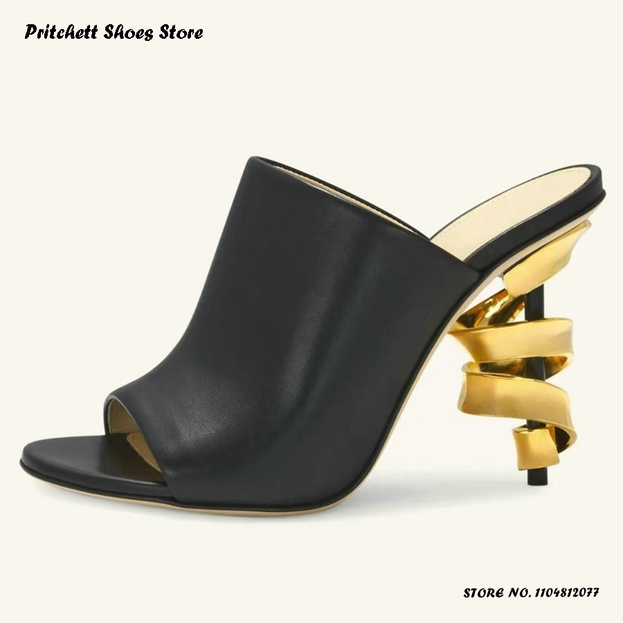Women's Spiral High Heel Leath - огляд і ціна Street Fashion Rome 2025