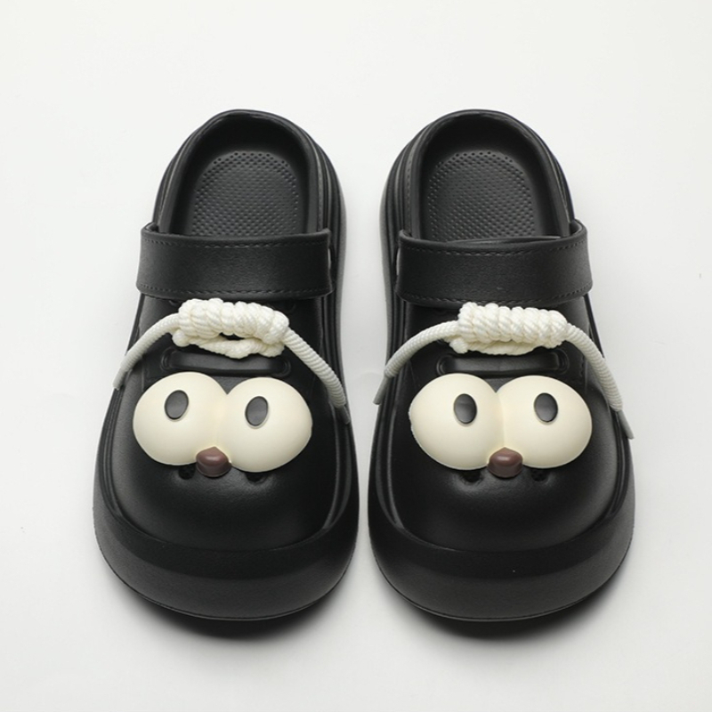 Cute DIY Big Eyes Fashion Clog - огляд і ціна Street Fashion Walk