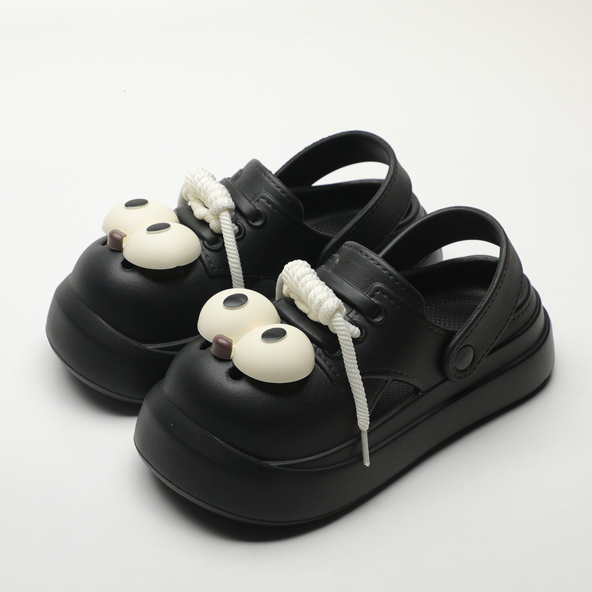 Cute DIY Big Eyes Fashion Clog - огляд і ціна Street Fashion Walk