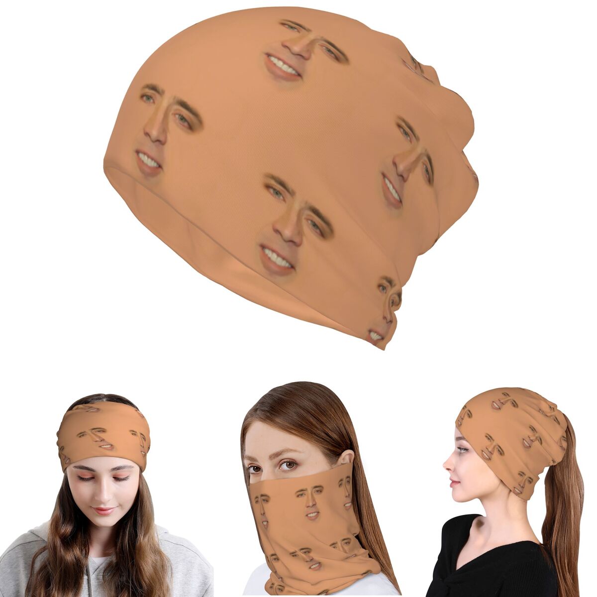 Nicolas Cage Full Face Bandana - огляд і ціна Balaclava Face Mask