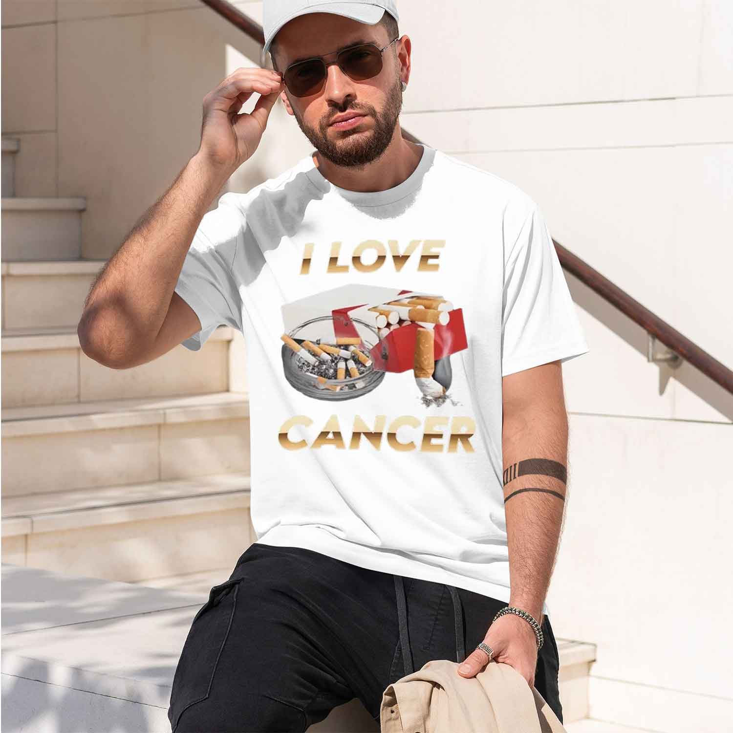 I Love Cancer T-shirt Women's  - огляд і ціна Street Fashion China Models