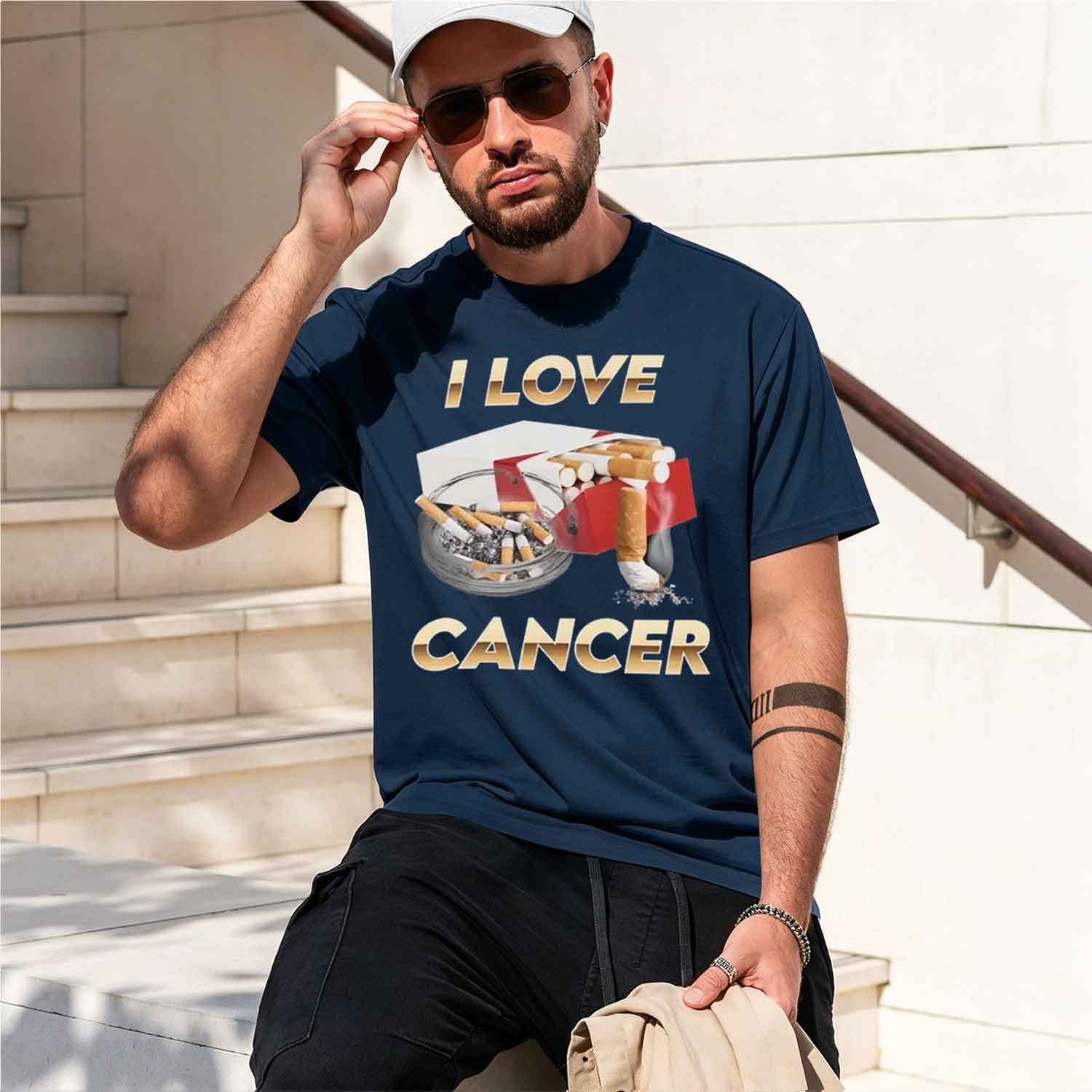 I Love Cancer T-shirt Women's  - огляд і ціна Street Fashion China Models