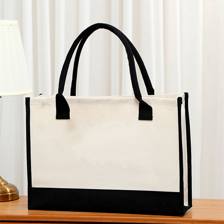 Cartoon-printed light white ca - огляд і ціна Tote Bag Canvas Print