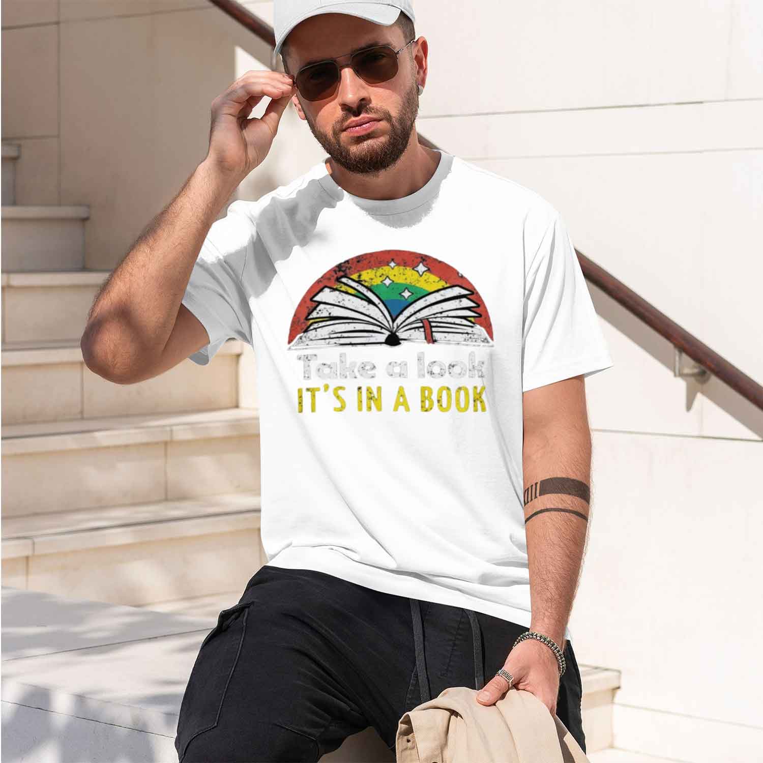 Book Grh Shirt Retro Reading T - огляд і ціна Street Fashion China Models