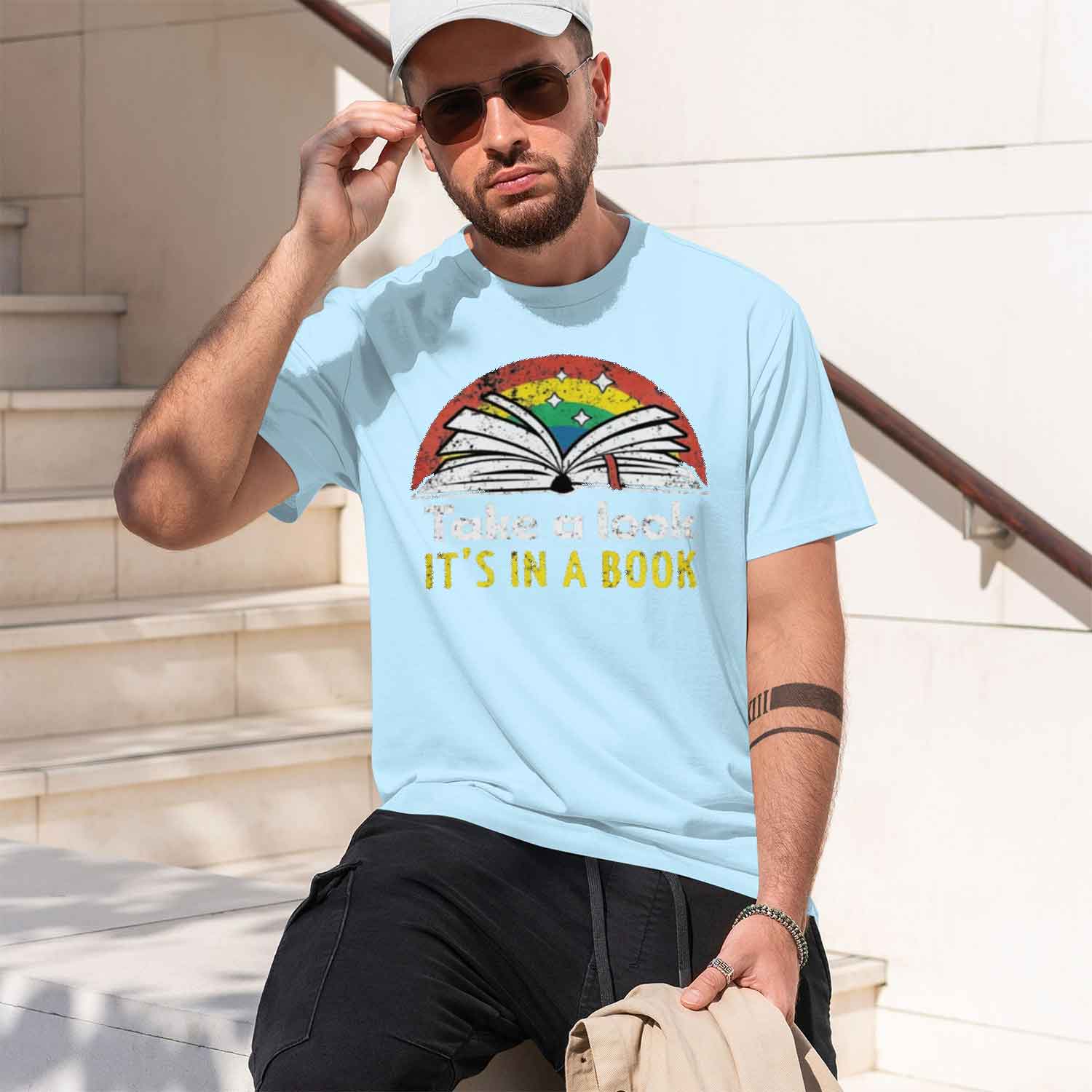 Book Grh Shirt Retro Reading T - огляд і ціна Street Fashion China Models