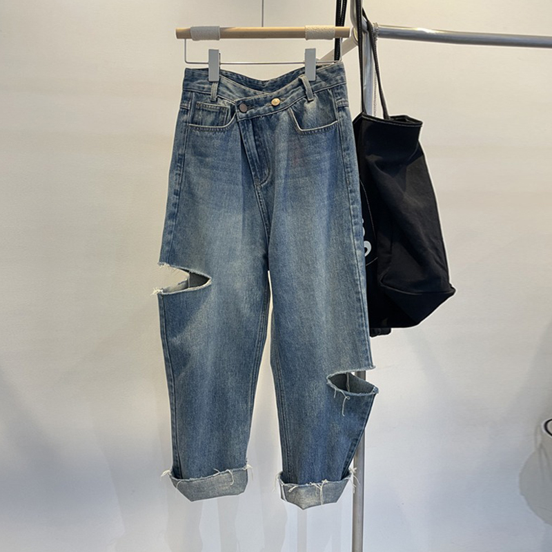 Summer Women Ripped Jeans High - огляд і ціна Street Fashion Jeans