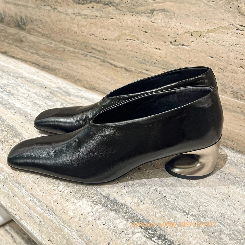 Genuine Leather Weird Heel Wom - огляд і ціна Street Fashion Rome 2025