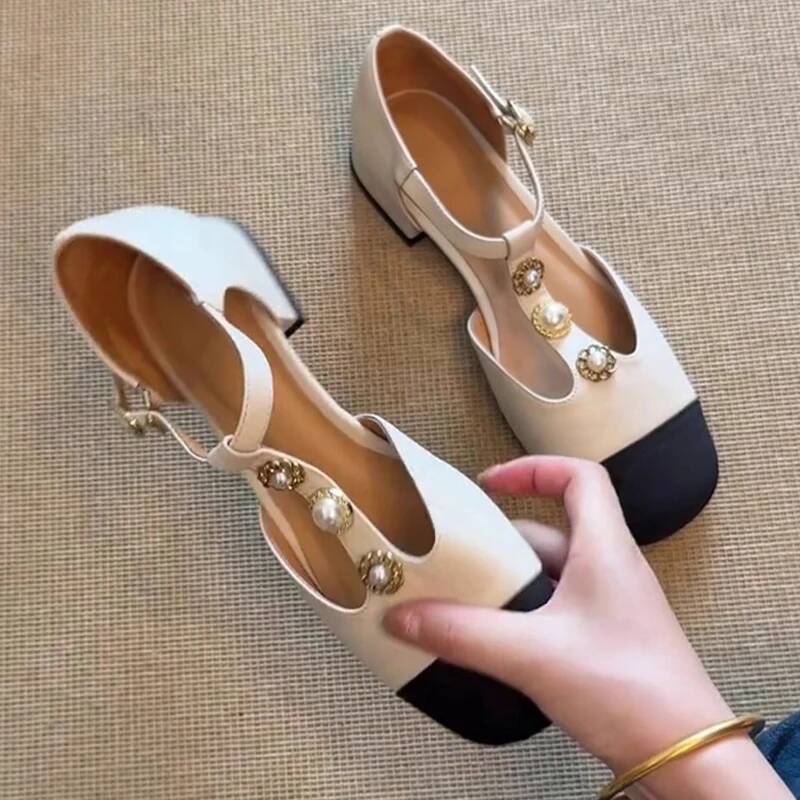 Women Square Toe Heeled Sandal - огляд і ціна Street Fashion Trends