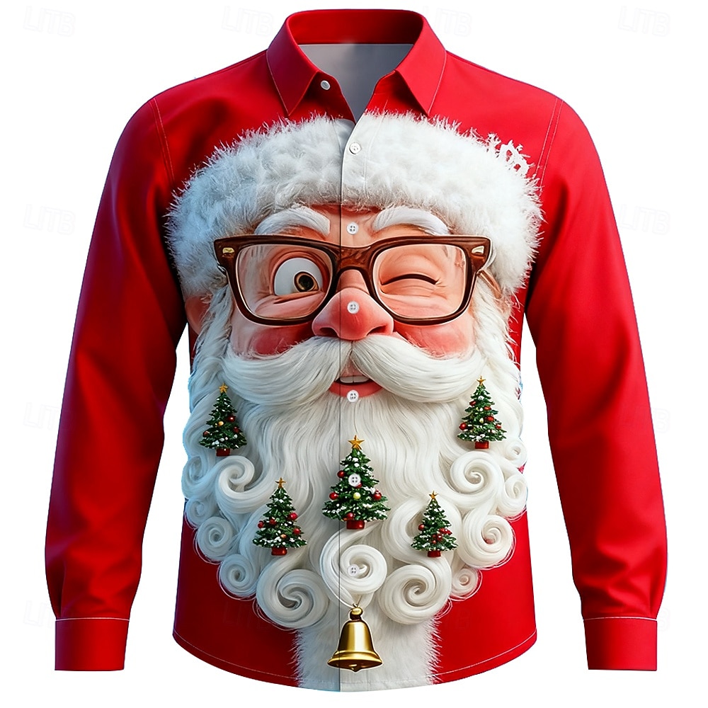 Christmas Men's 3D Graphic Lon - огляд і ціна Street Fashion Fall 2025