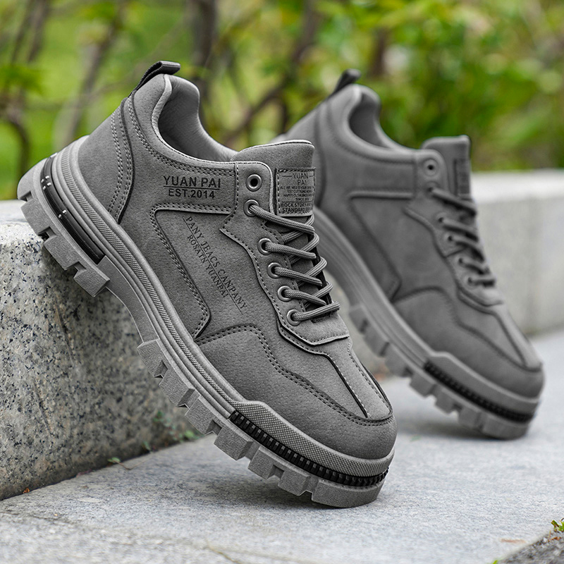 Men's Thick Sole Work Boots No - огляд і ціна Street Fashion Walk