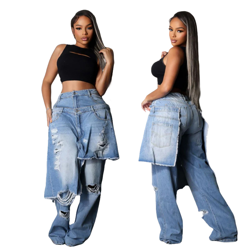 Fashion Denim Pants Women Stre - огляд і ціна Street Fashion Fall 2025